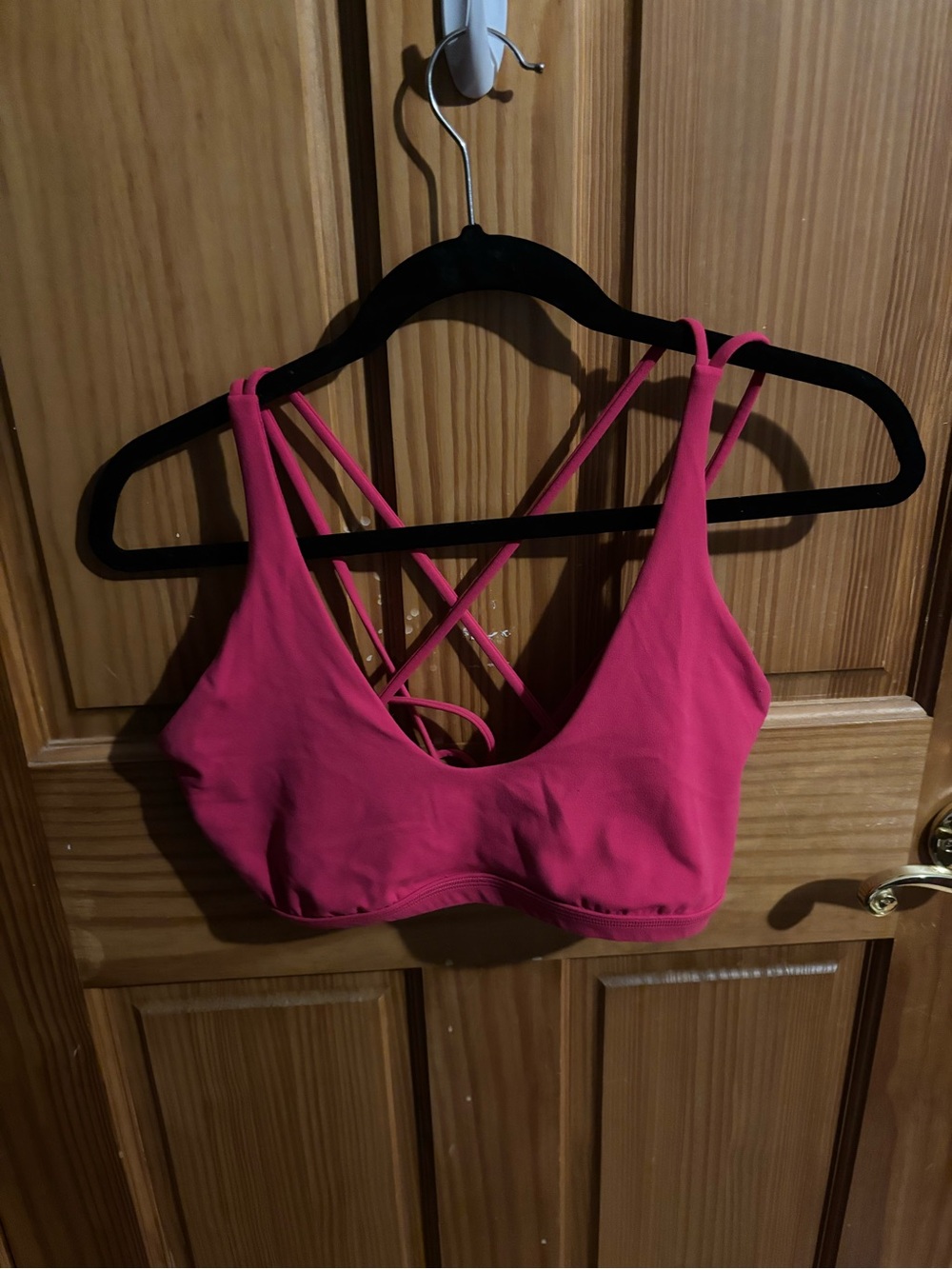 lululemon athletica Pink Strappy Back Bra